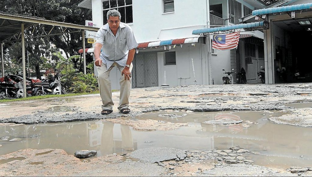 Pothole peril for Tanjung Bungah post office visitors Malaysia Premier Property and Real